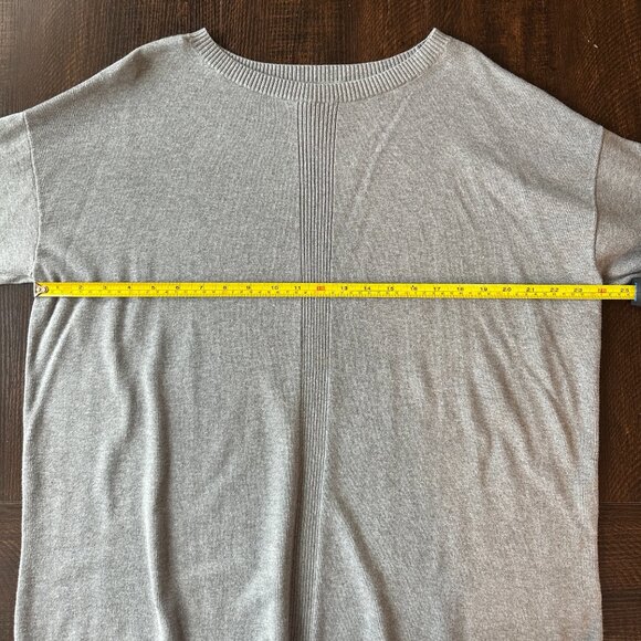 Lands End Gray Long Sleeve Knit Pullover Sweater Women’s Plus 1X 16W 18W - Picture 4 of 5